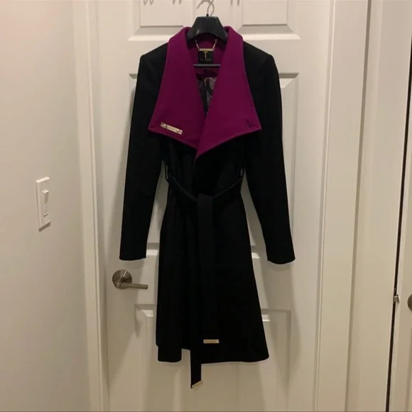Ted baker wrap coat size 4 - Picture 7 of 13
